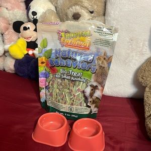 Natural behaviors treats for small animals like hamster, bunnies, guinea pigs